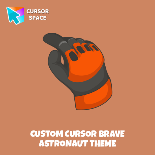Custom Cursor Brave Astronaut Theme